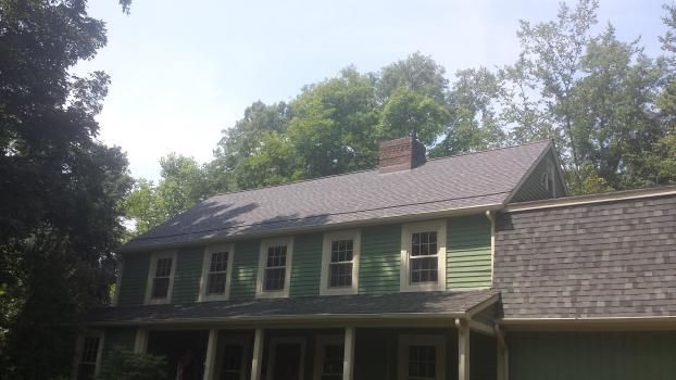 A recent re roofing service job in the Canton, OH area