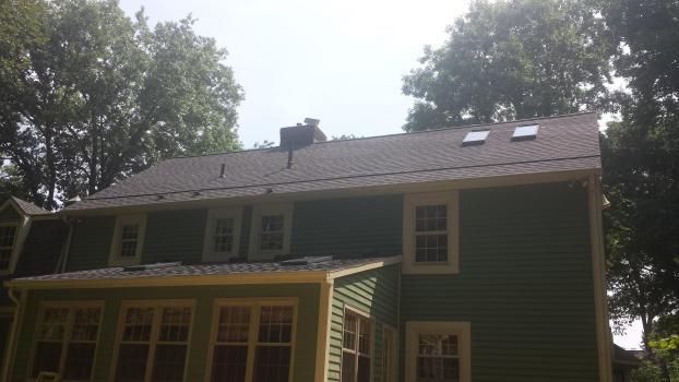A recent home roof replacement job in the Canton, OH area